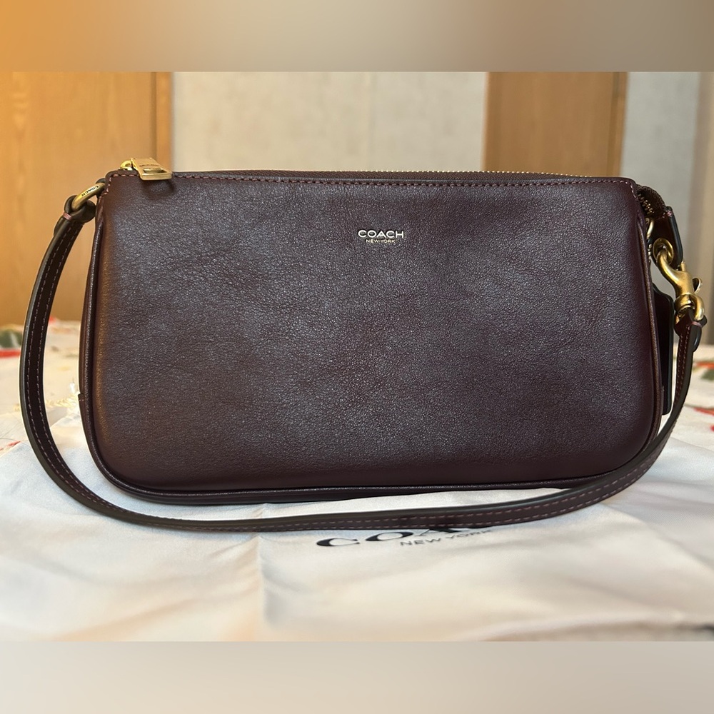 Coach Plaza Bag- Black Currant
